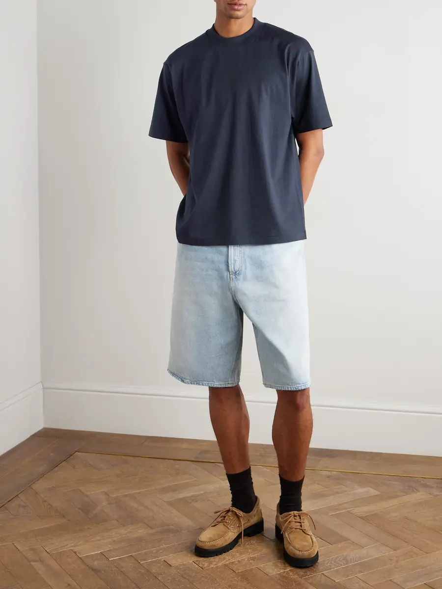Kaptain Sunshine Suvin Supima Cotton-Jersey T-Shirt - Men | Thumbnail 2