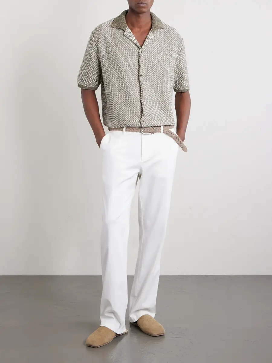 MR P. Straight-Leg Organic Cotton-Blend Chinos - Men | Thumbnail 2 MR P. Straight-Leg Organic Cotton-Blend Chinos - Men | Thumbnail 2