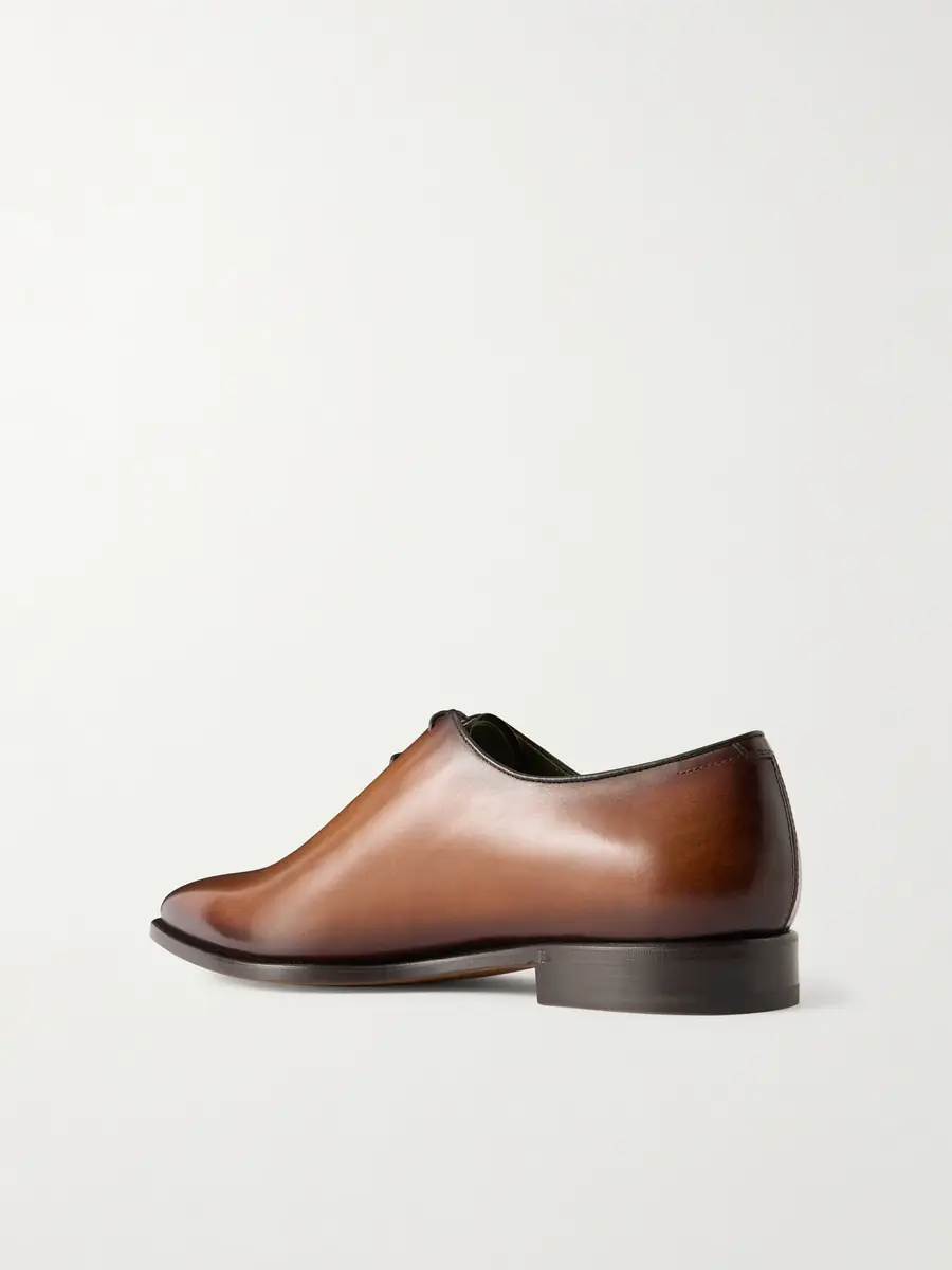 Berluti Alessandro Demesure Leather Oxford Shoes - Men | Thumbnail 4