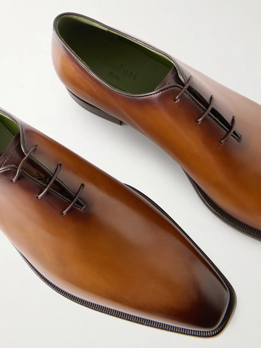 Berluti Alessandro Demesure Leather Oxford Shoes - Men | Thumbnail 5