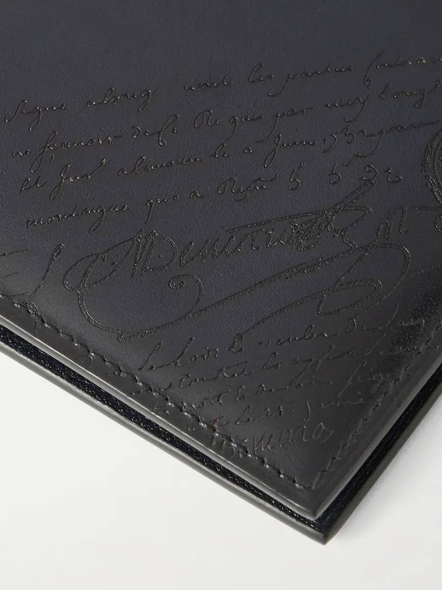 Berluti Makore Slim Scritto Venezia Leather Billfold Wallet - Men | Thumbnail 3