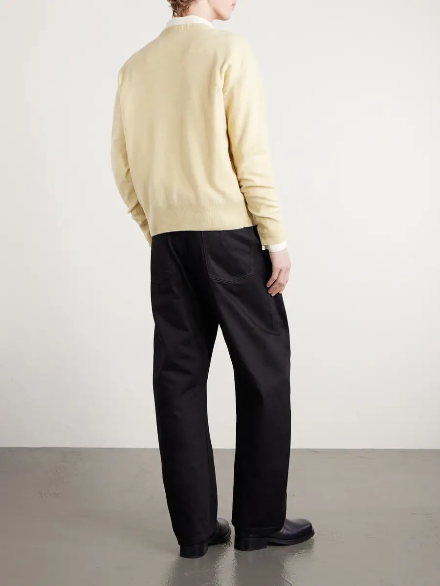Lemaire Twisted Barrel-Leg Belted Jeans - Men | Thumbnail 4