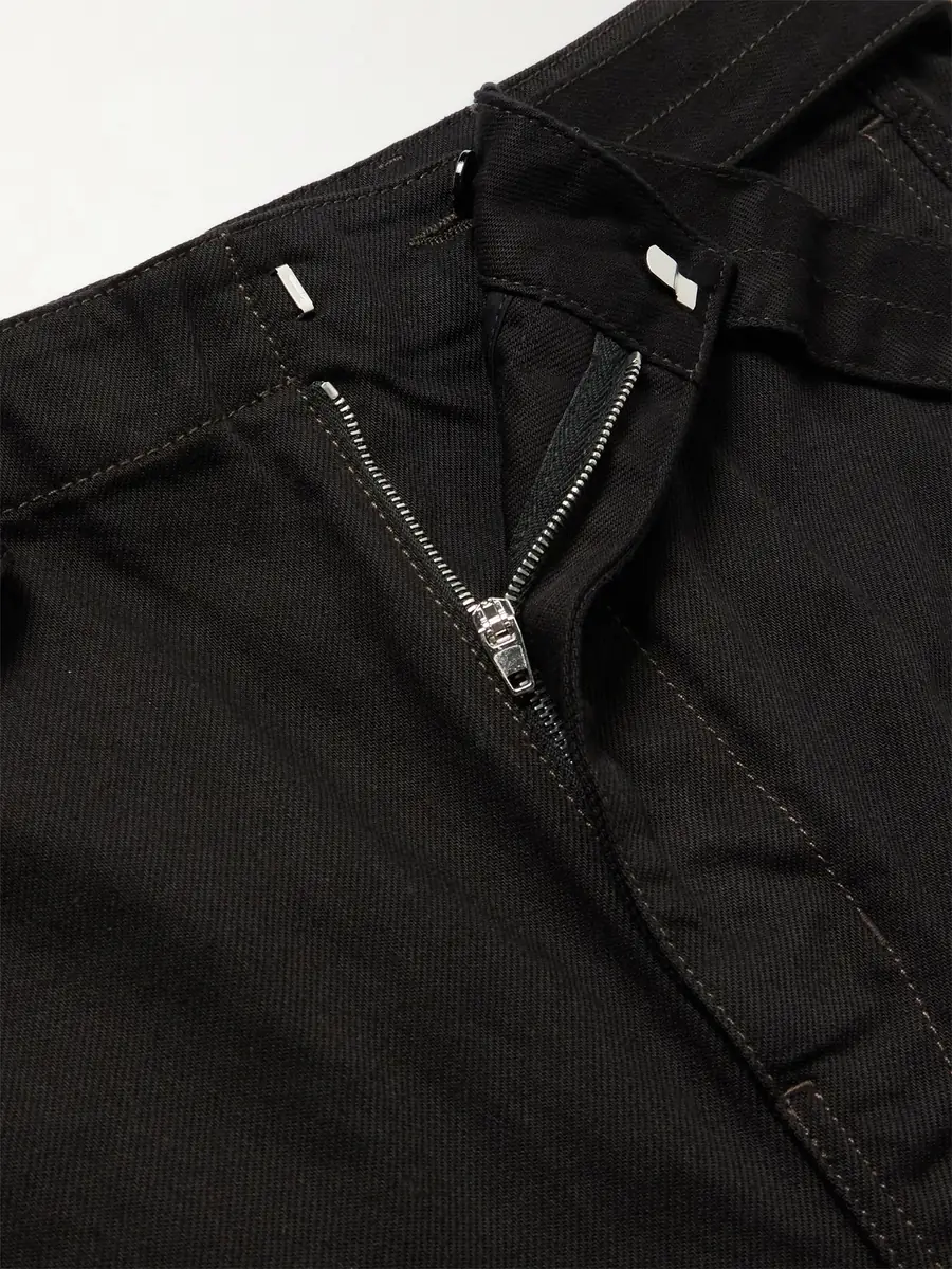 Lemaire Twisted Barrel-Leg Belted Jeans - Men | Thumbnail 6