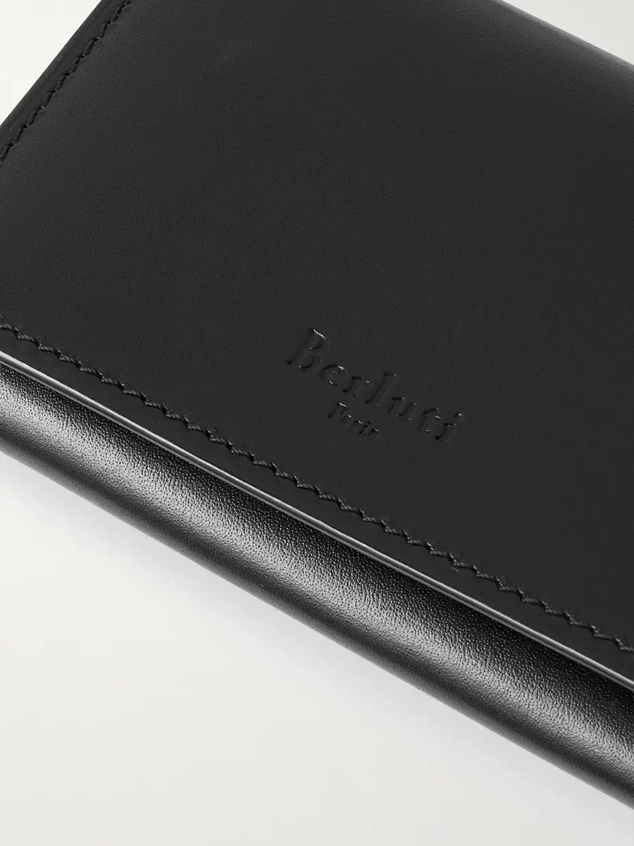 Berluti Imbuia Neo Scritto Leather Bifold Cardholder - Men | Thumbnail 3 Berluti Imbuia Neo Scritto Leather Bifold Cardholder - Men | Thumbnail 3