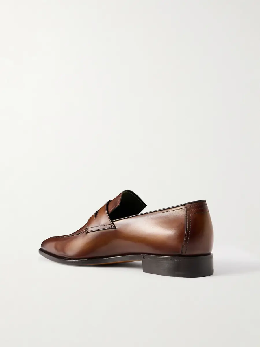 Berluti Andy Demesure Venezia Leather Loafers - Men | Thumbnail 4