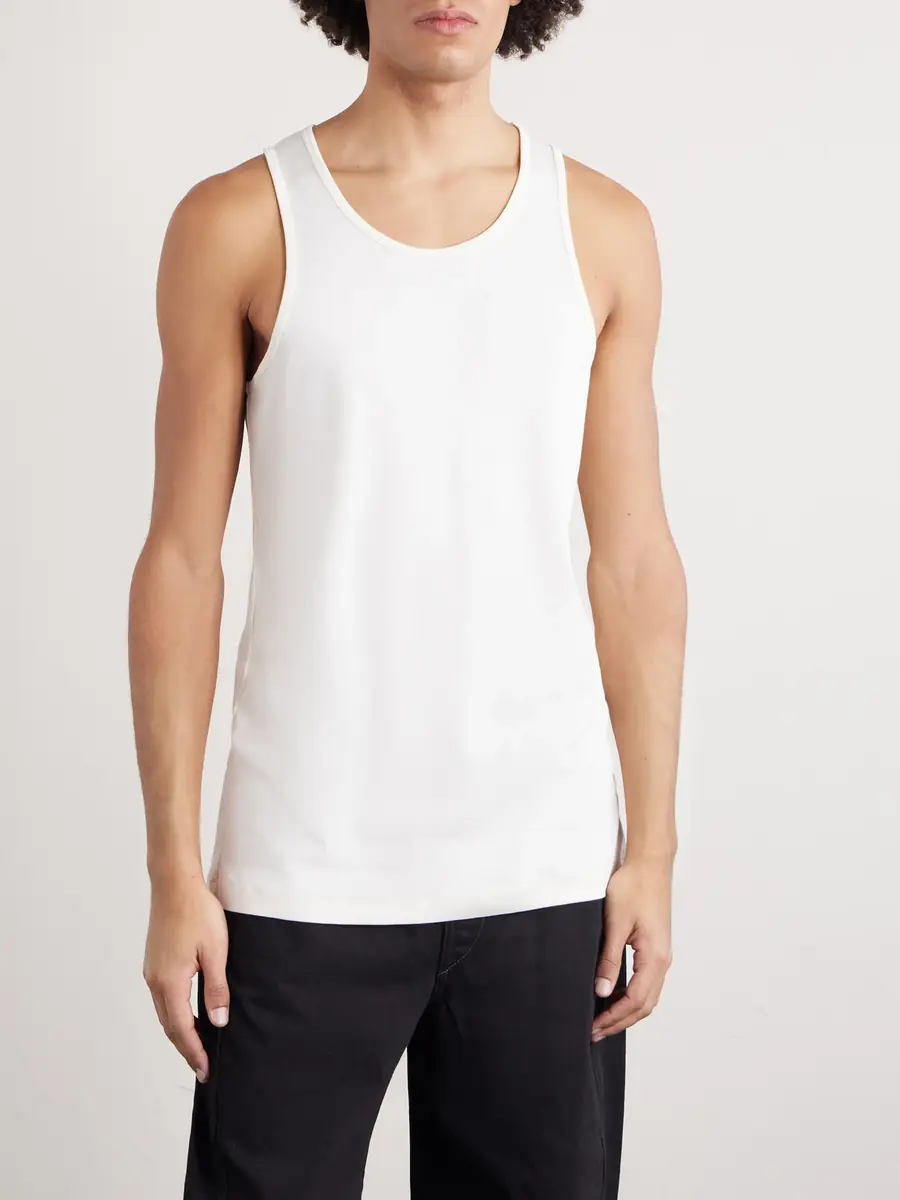 Lemaire Cotton-Jersey Tank Top - Men | Thumbnail 3 Lemaire Cotton-Jersey Tank Top - Men | Thumbnail 3