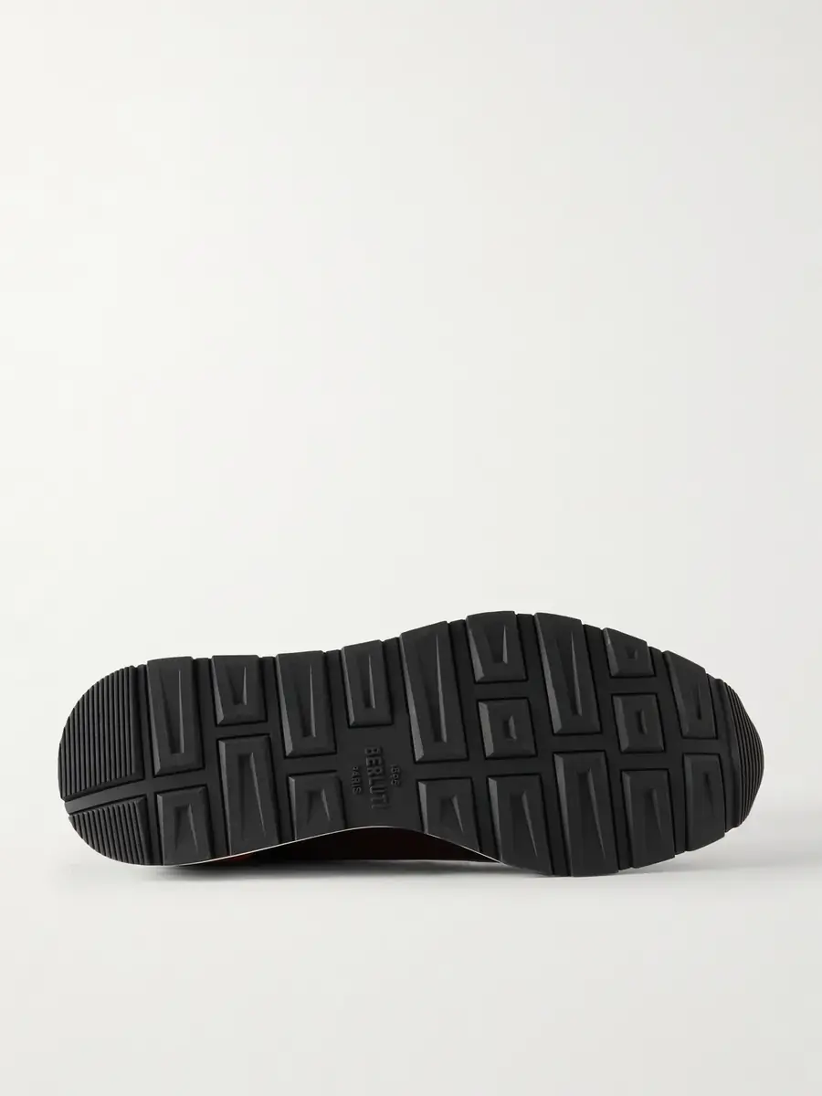 Berluti Fast Track Full-Grain Venezia Softy Leather Sneakers - Men | Thumbnail 3