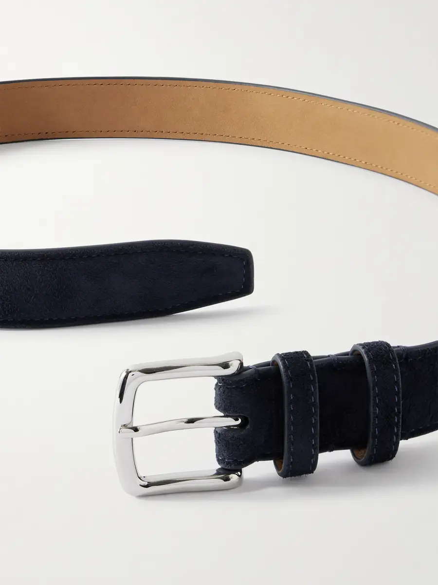 George Cleverley 3cm Suede Belt - Men | Thumbnail 3 George Cleverley 3cm Suede Belt - Men | Thumbnail 3