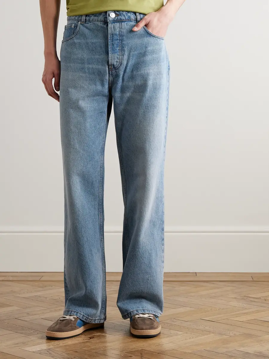 AMI PARIS Wide-Leg Jeans - Men | Thumbnail 3