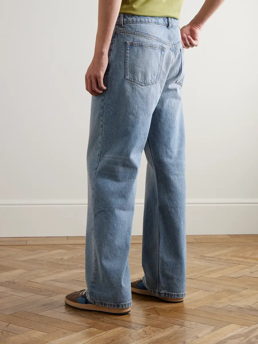AMI PARIS Wide-Leg Jeans - Men | Thumbnail 4