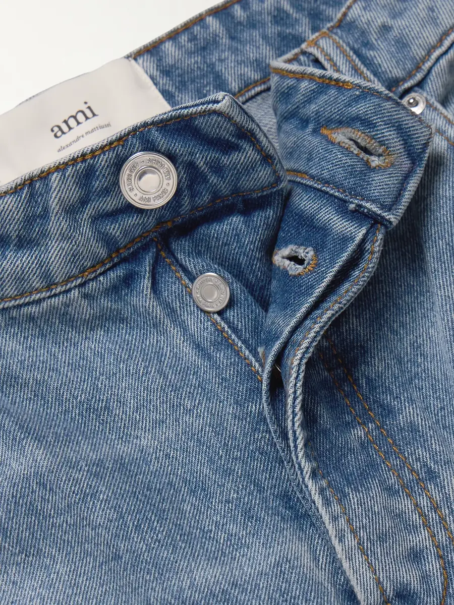 AMI PARIS Wide-Leg Jeans - Men | Thumbnail 6