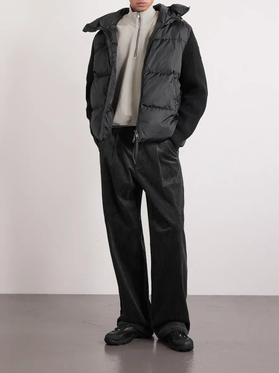 Canada Goose HyBridge® Wool-Trimmed and Quilted Shell Hooded Down Jacket - Men | Thumbnail 2