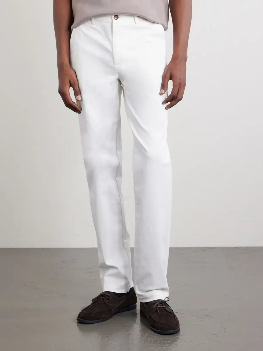 MR P. Samuel Straight-Leg Organic Cotton-Blend Twill Chinos - Men | Thumbnail 3