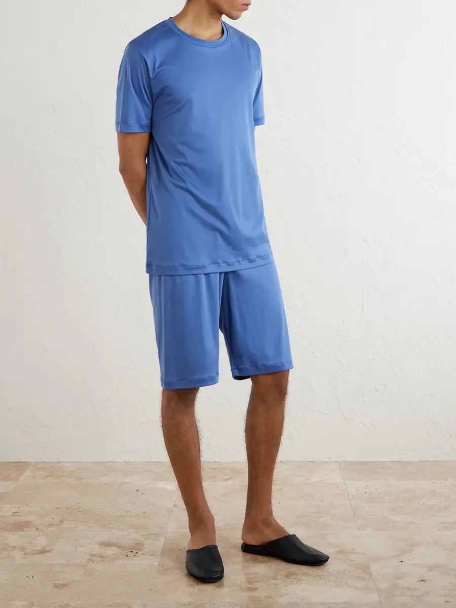 Zimmerli Sea Island Cotton-Jersey Pyjama Set - Men | Thumbnail 2