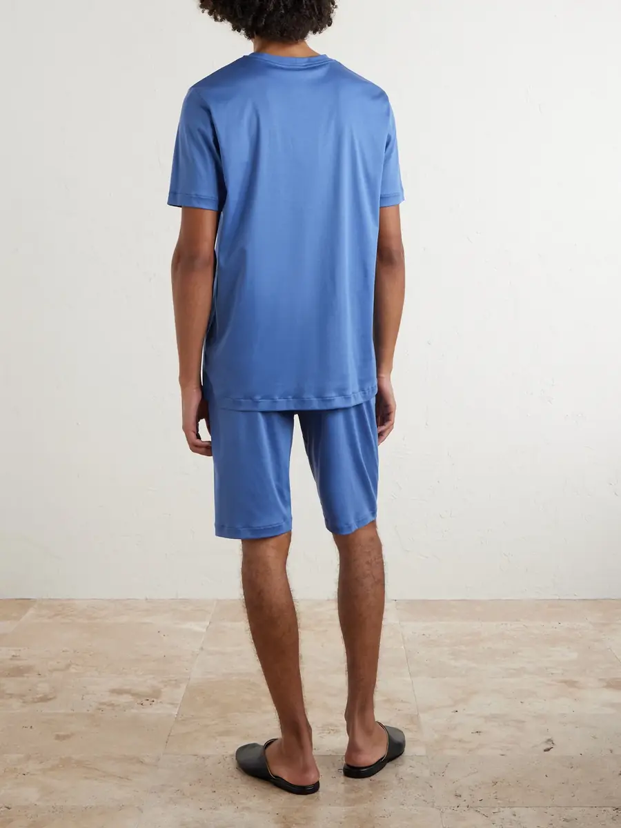 Zimmerli Sea Island Cotton-Jersey Pyjama Set - Men | Thumbnail 3