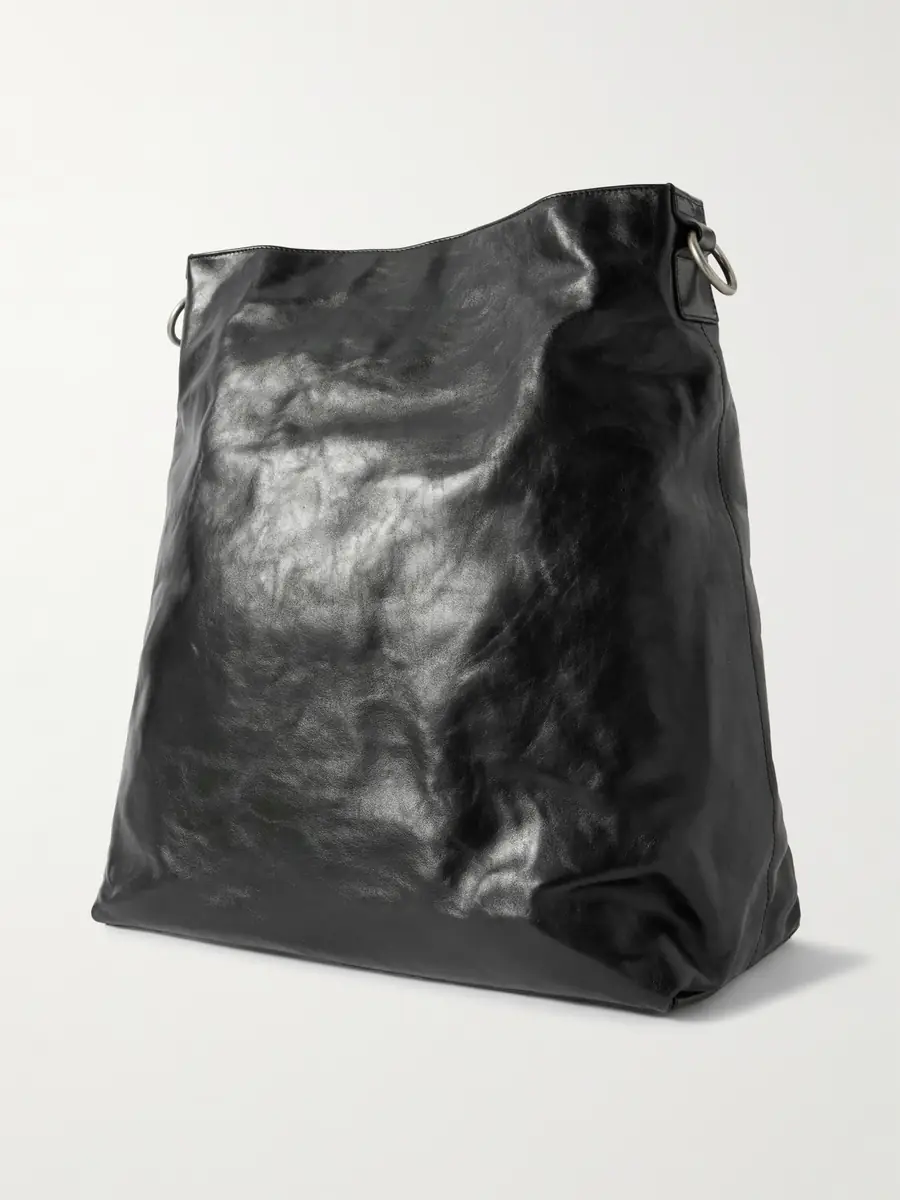 Dries Van Noten Glossed-Leather Tote Bag - Men | Thumbnail 3 Dries Van Noten Glossed-Leather Tote Bag - Men | Thumbnail 3