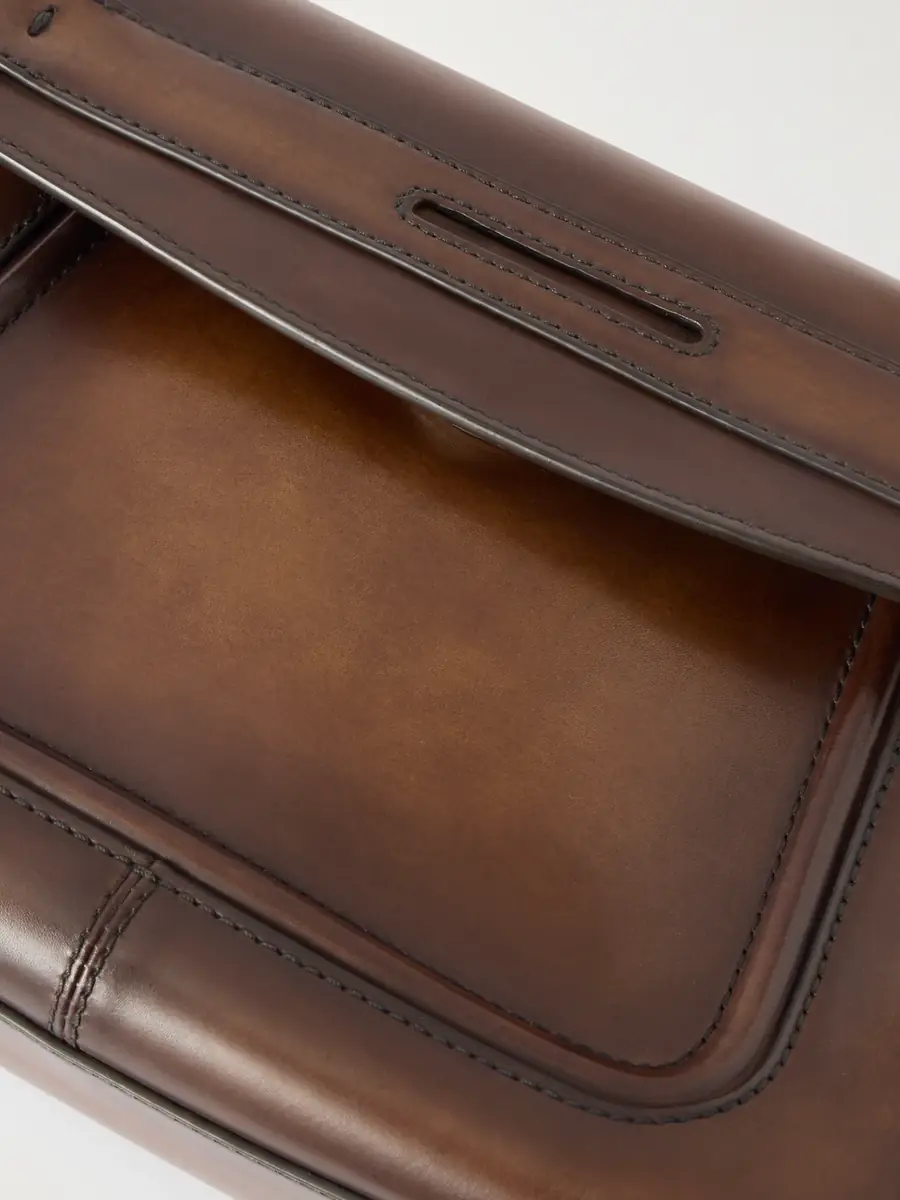 Berluti Andy Venezia Leather Messenger Bag - Men | Thumbnail 4 Berluti Andy Venezia Leather Messenger Bag - Men | Thumbnail 4