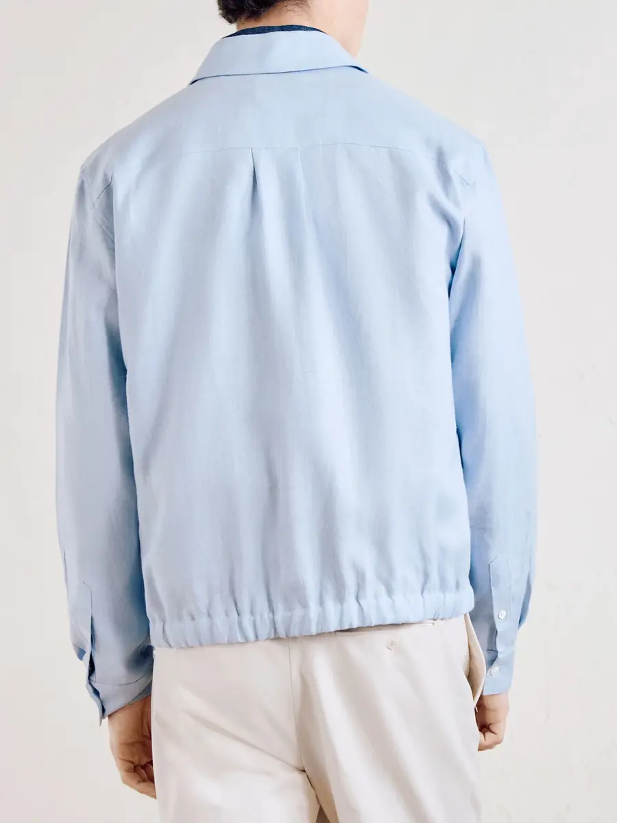 MR P. Linen Shirt Jacket - Men | Thumbnail 4 MR P. Linen Shirt Jacket - Men | Thumbnail 4