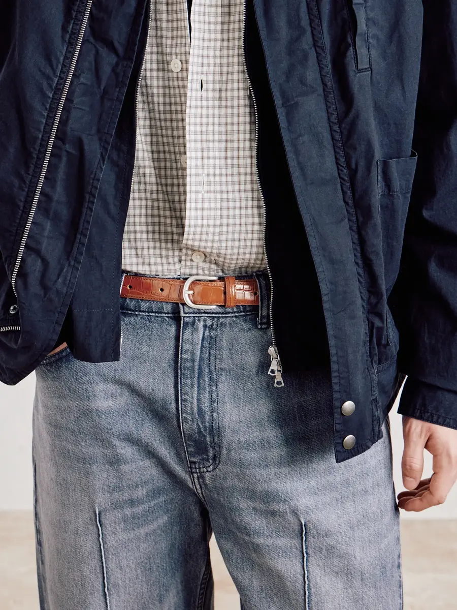mfpen Occasion 2cm Croc-Effect Leather Belt - Men | Thumbnail 3 mfpen Occasion 2cm Croc-Effect Leather Belt - Men | Thumbnail 3