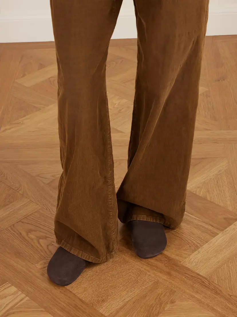 The Row Hudson Suede Flats | Thumbnail 2