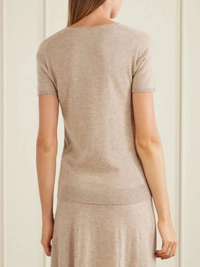The Row Nova Cashmere T-shirt | Thumbnail 4 The Row Nova Cashmere T-shirt | Thumbnail 4