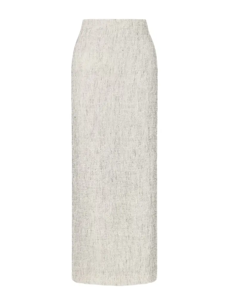 Blum Linen And Silk-blend Gauze Midi Skirt