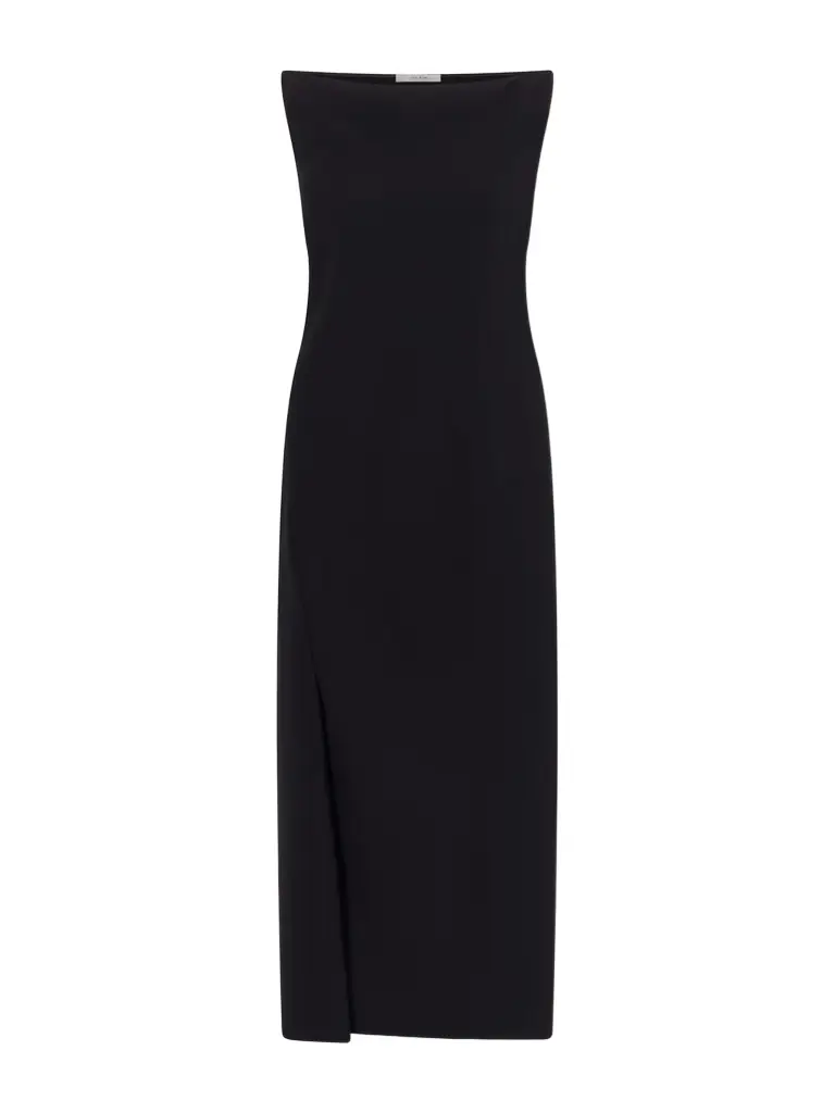 The Row Ender Crepe Midi Dress | Image 1 The Row Ender Crepe Midi Dress | Image 1
