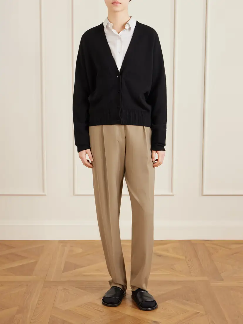 The Row Gianni Pleated Wool Pants | Thumbnail 2 The Row Gianni Pleated Wool Pants | Thumbnail 2