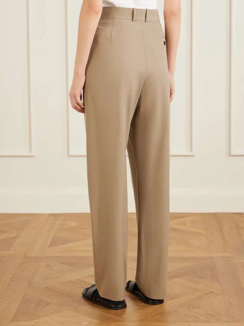 The Row Gianni Pleated Wool Pants | Thumbnail 4 The Row Gianni Pleated Wool Pants | Thumbnail 4