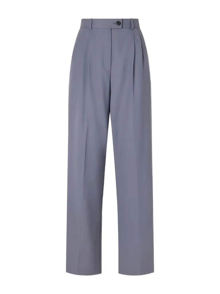 The Row Ragnar Pleated Wool Straight-leg Pants | Image 1 The Row Ragnar Pleated Wool Straight-leg Pants | Image 1