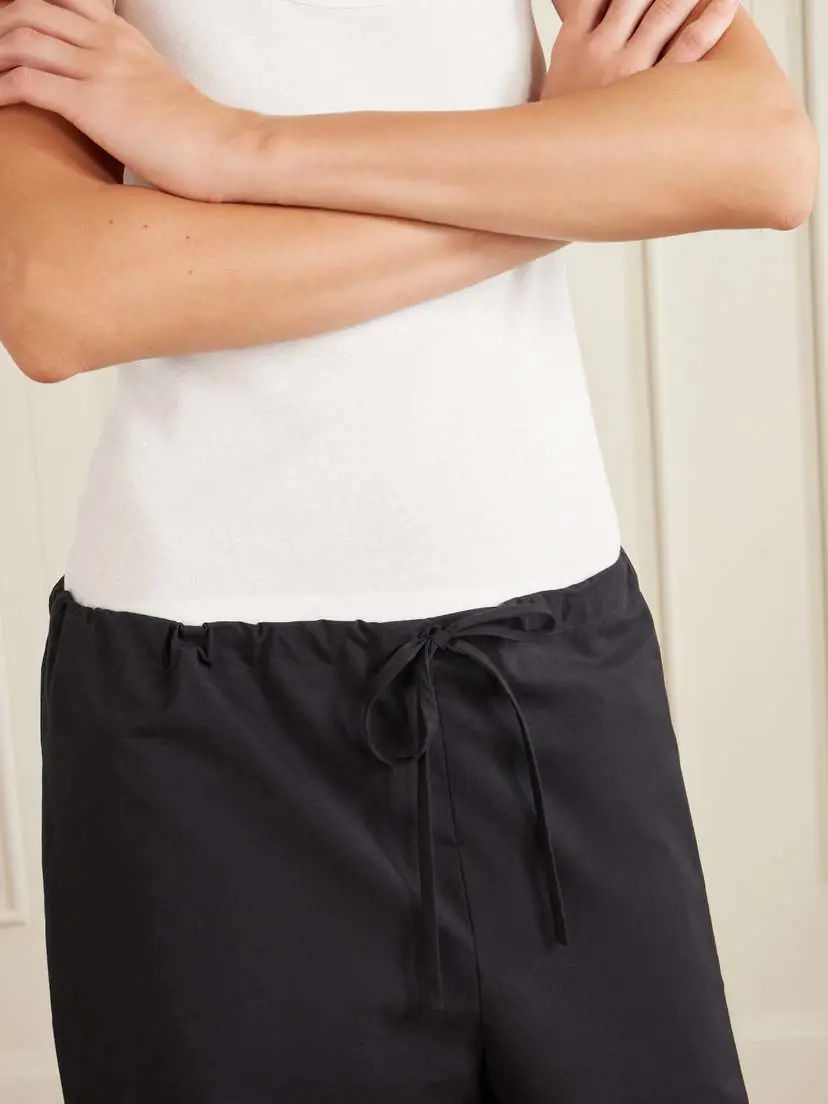 The Row Delano Cropped Cotton Wide-leg Pants | Thumbnail 5