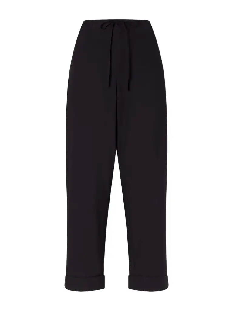 The Row Delano Cropped Cotton Wide-leg Pants | Image 1 The Row Delano Cropped Cotton Wide-leg Pants | Image 1