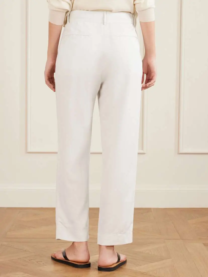 The Row Karsten Cropped Cotton Straight-leg Pants | Thumbnail 3 The Row Karsten Cropped Cotton Straight-leg Pants | Thumbnail 3