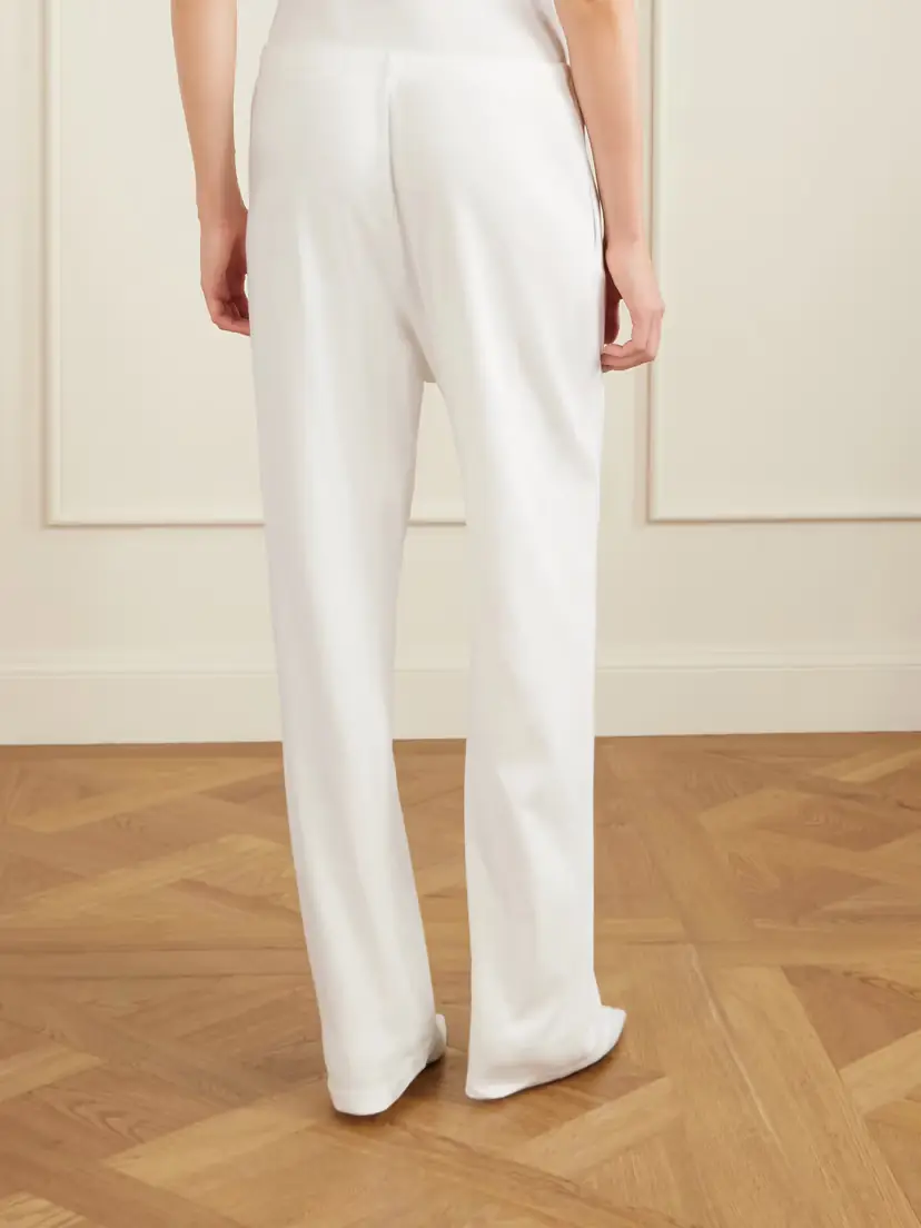 The Row Kohana Cotton-jersey Wide-leg Pants | Thumbnail 4