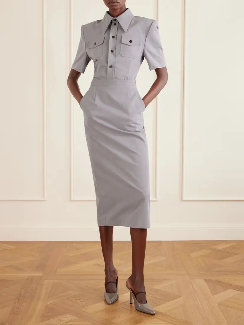 Willy Chavarria Cotton Midi Skirt | Thumbnail 2 Willy Chavarria Cotton Midi Skirt | Thumbnail 2