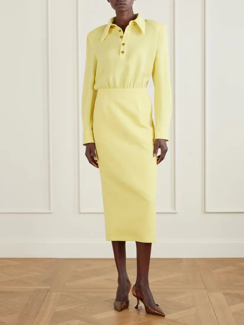 Willy Chavarria Wool Midi Dress | Thumbnail 2 Willy Chavarria Wool Midi Dress | Thumbnail 2