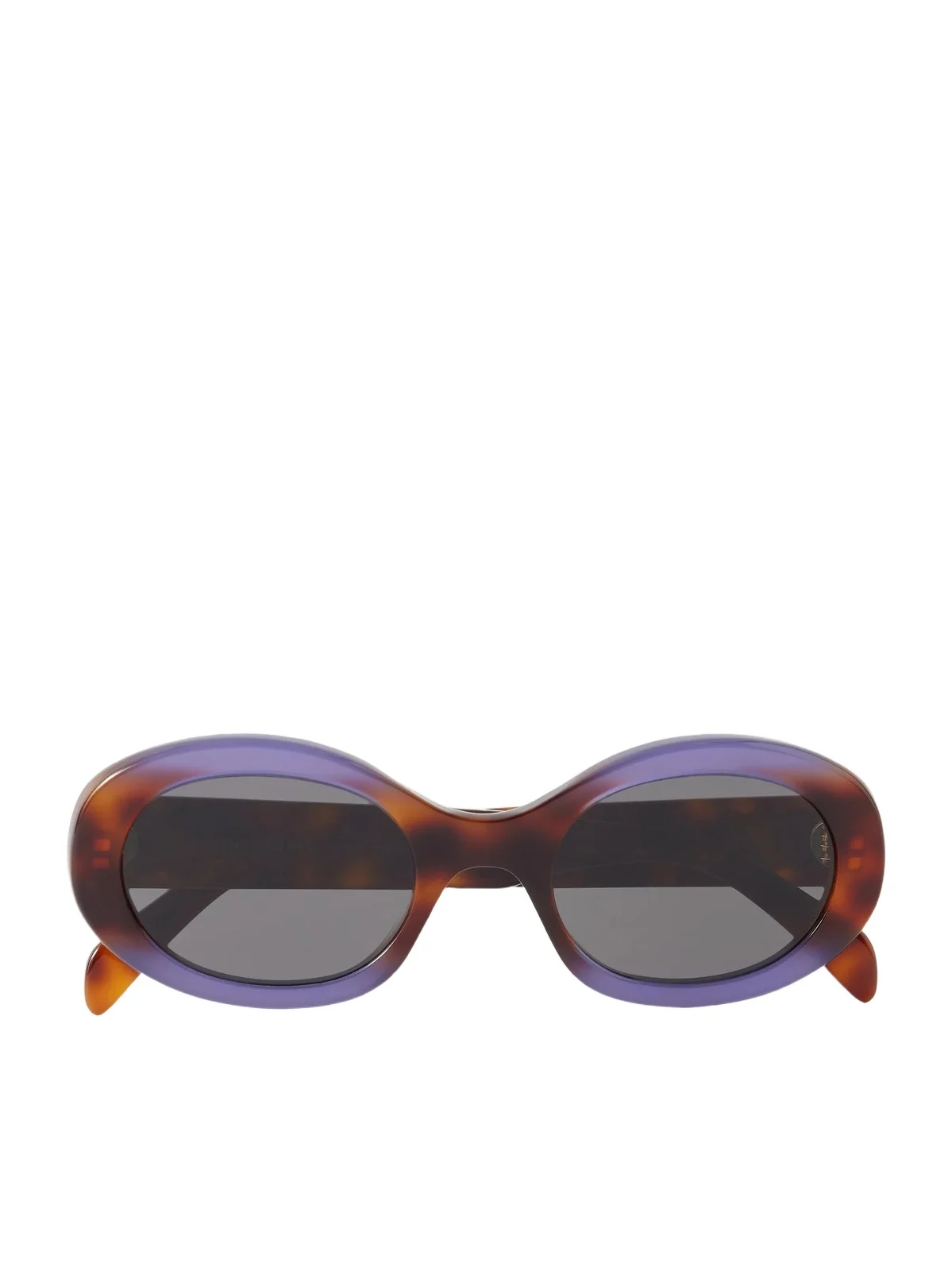 Triomphe Oval-frame Acetate Sunglasses Triomphe Oval-frame Acetate Sunglasses
