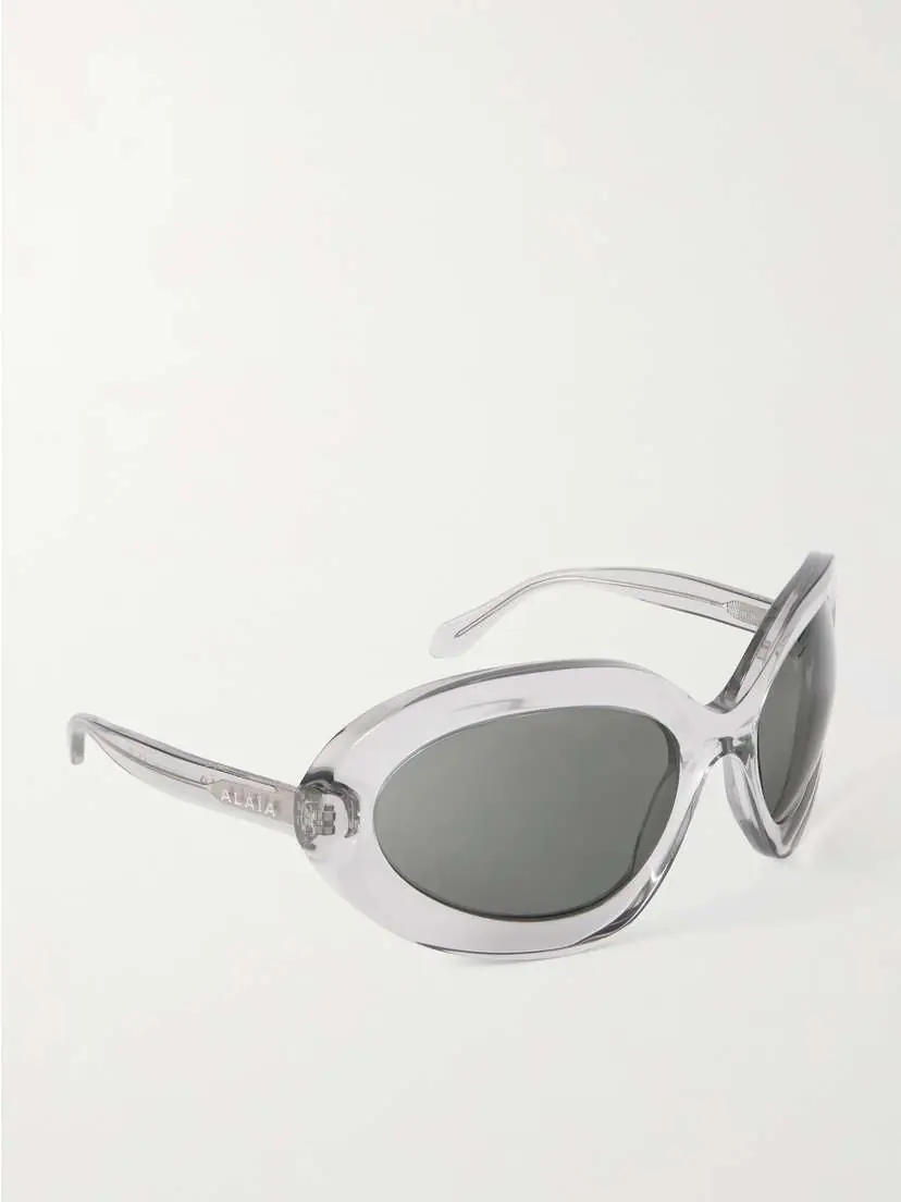 Alaïa Round-frame Acetate Sunglasses | Thumbnail 3 Alaïa Round-frame Acetate Sunglasses | Thumbnail 3