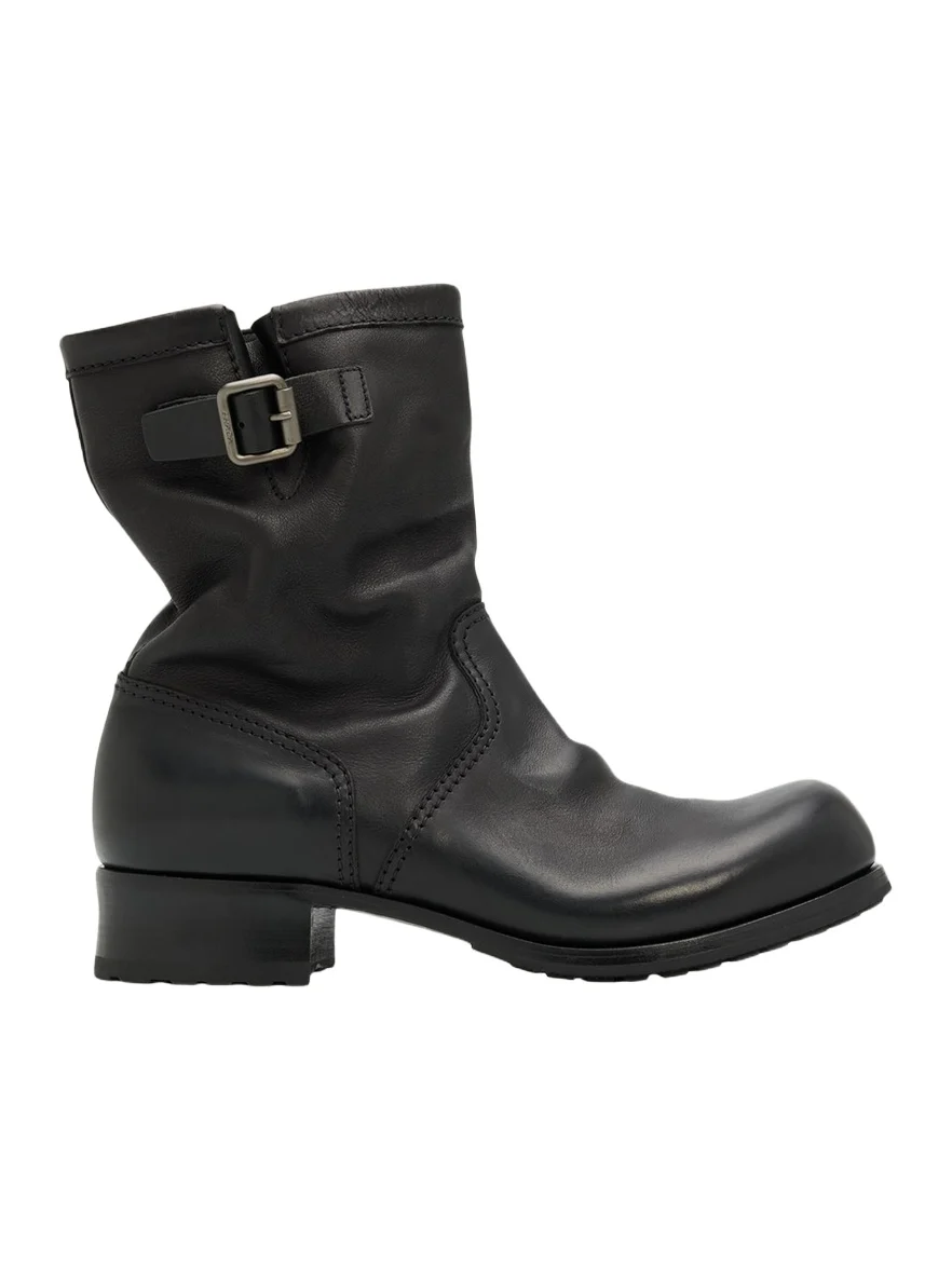 Men's Leather Mid-Calf Boots