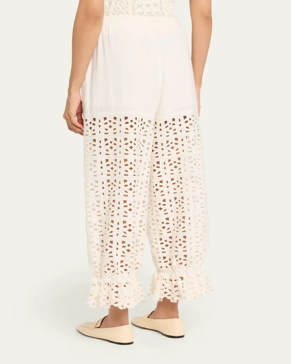 Sea Leila Eyelet Embroidered Pants | Thumbnail 3 Sea Leila Eyelet Embroidered Pants | Thumbnail 3
