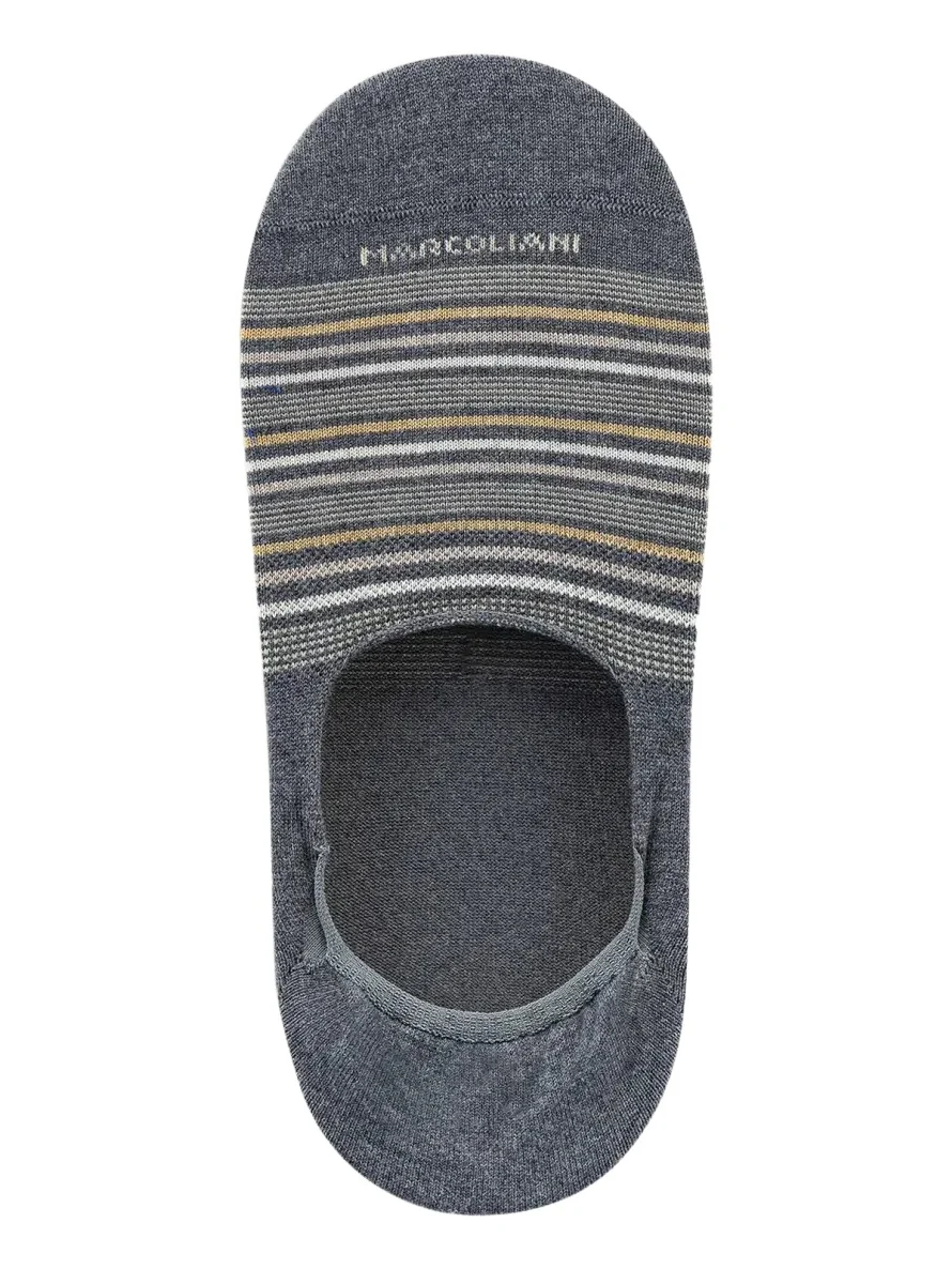 Men's Torino Stripe No-Show Socks Men's Torino Stripe No-Show Socks