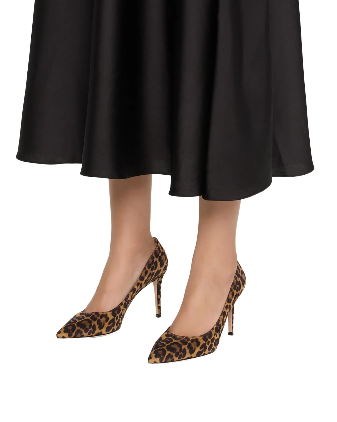 85mm Gianvito Leopard Suede Pointed-Toe Pumps 85mm Gianvito Leopard Suede Pointed-Toe Pumps