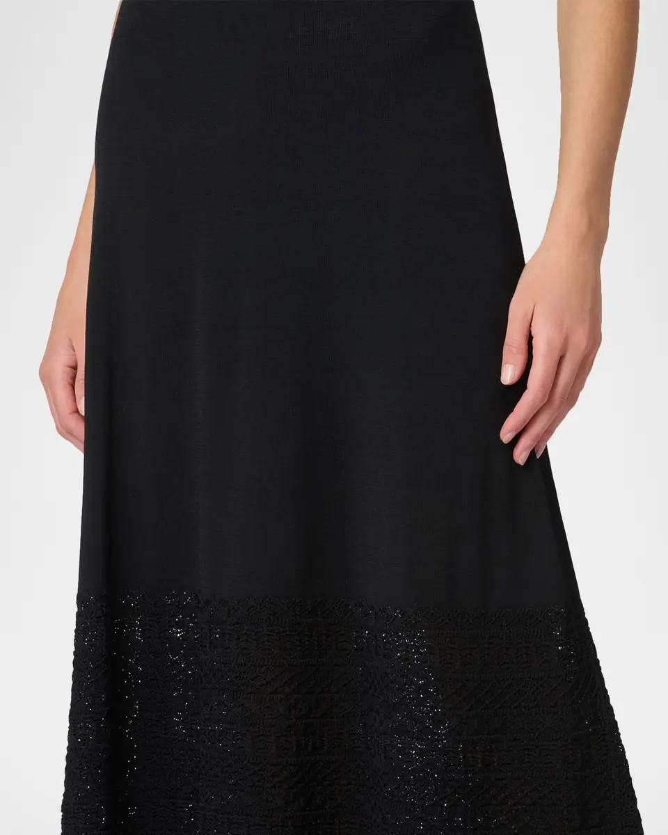 Shoshanna Brooke Sleeveless Scalloped Knit Midi Dress | Thumbnail 4 Shoshanna Brooke Sleeveless Scalloped Knit Midi Dress | Thumbnail 4
