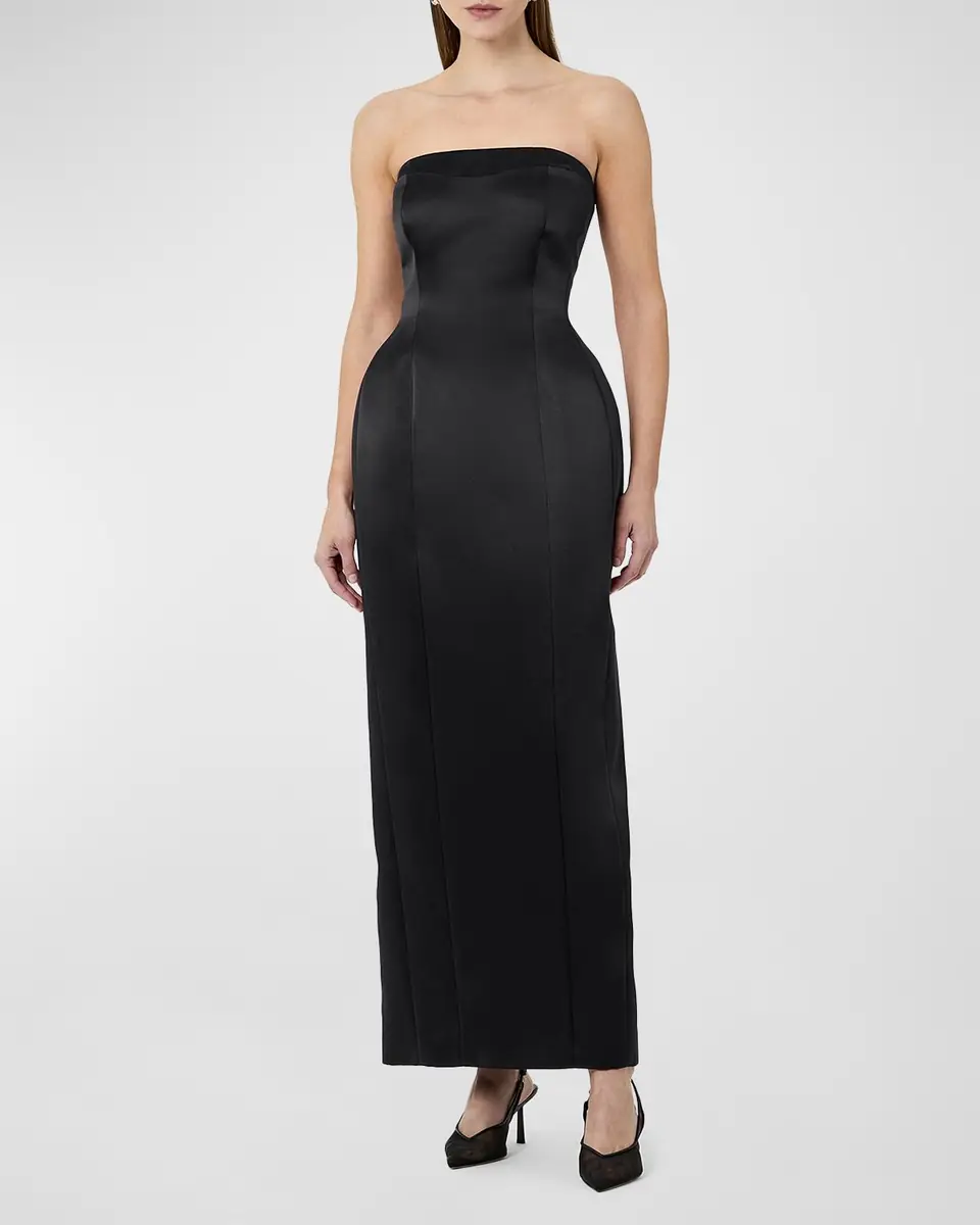 NICHOLAS Kasia Strapless Column Maxi Dress | Thumbnail 2