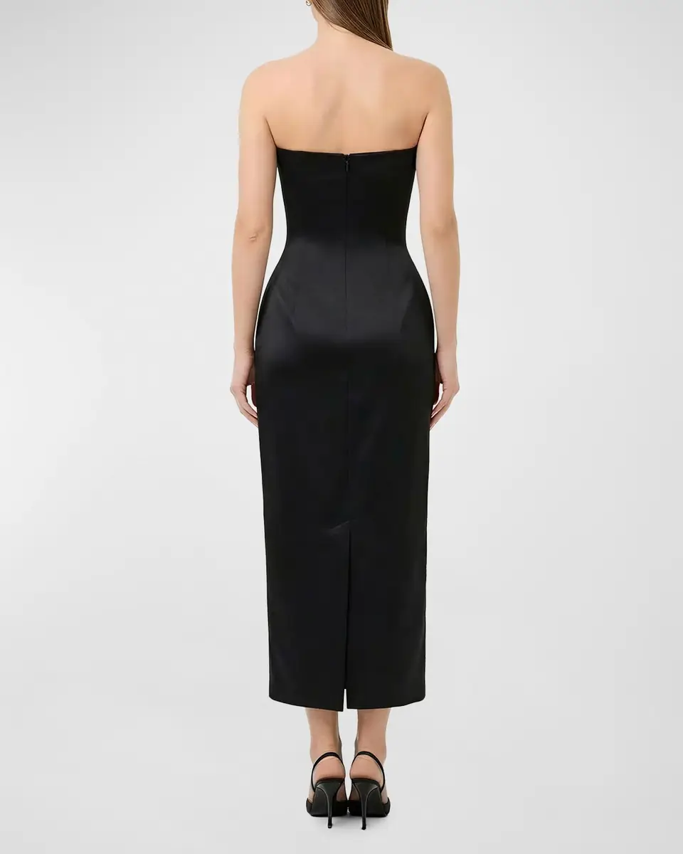 NICHOLAS Kasia Strapless Column Maxi Dress | Thumbnail 3