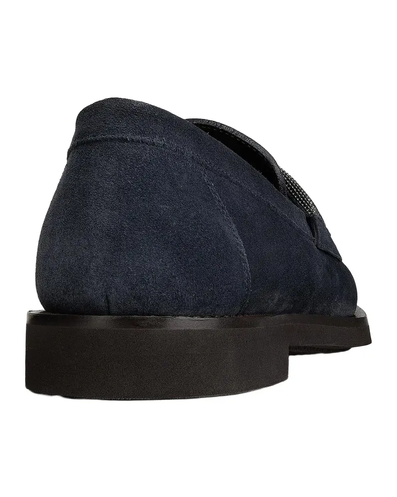 Monili Suede Penny Loafers Monili Suede Penny Loafers