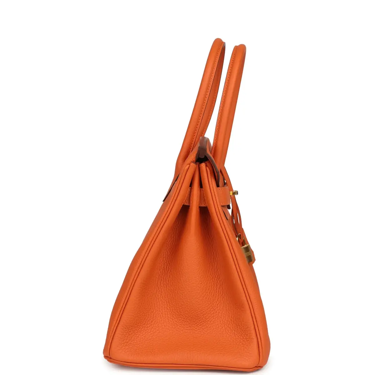 HERMÈS Hermes Birkin 30 Orange Togo Gold Hardware | Thumbnail 3 HERMÈS Hermes Birkin 30 Orange Togo Gold Hardware | Thumbnail 3