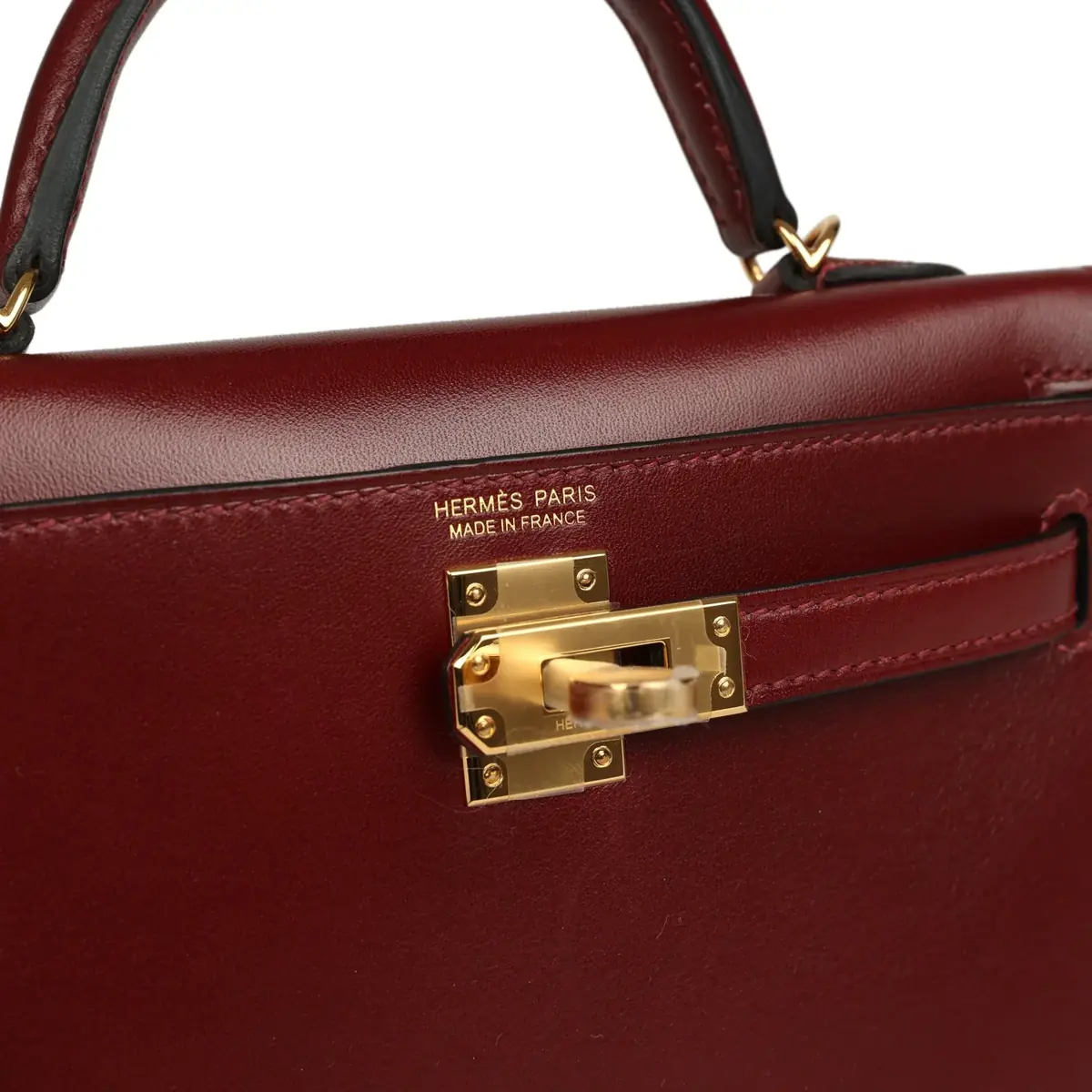 HERMÈS Hermes Kelly Sellier 20 Rouge H Box Gold Hardware | Thumbnail 7 HERMÈS Hermes Kelly Sellier 20 Rouge H Box Gold Hardware | Thumbnail 7