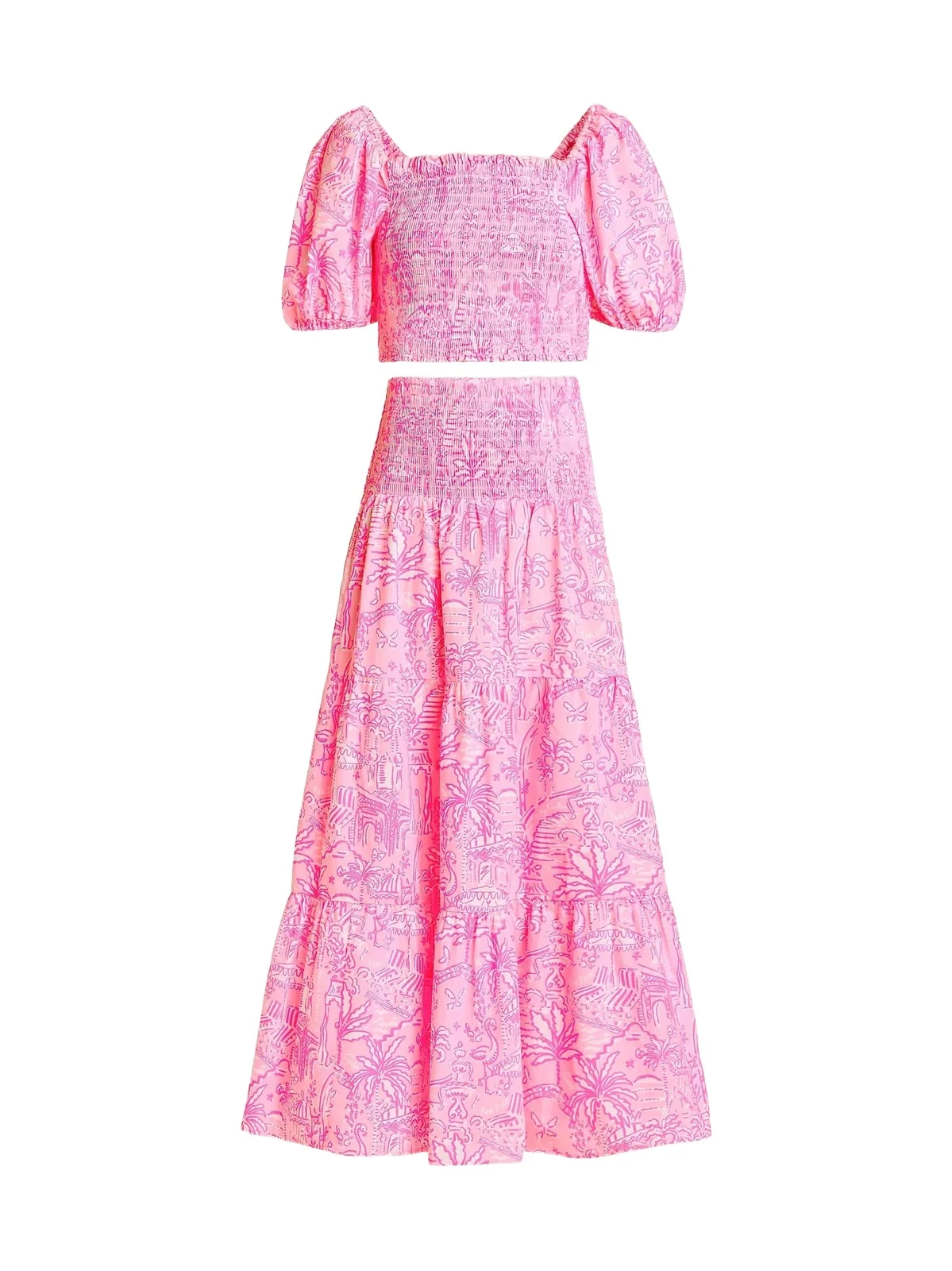 Women's Aston Top & Skirt Set - Conch Shell Pink Women's Aston Top & Skirt Set - Conch Shell Pink