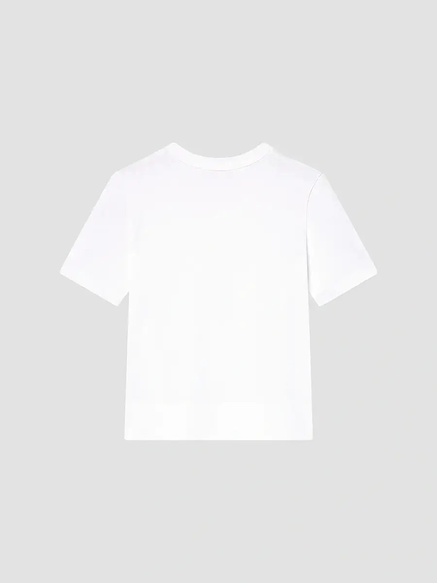 Frame Women's Crewneck Cotton Boxy T-Shirt | Thumbnail 3 Frame Women's Crewneck Cotton Boxy T-Shirt | Thumbnail 3